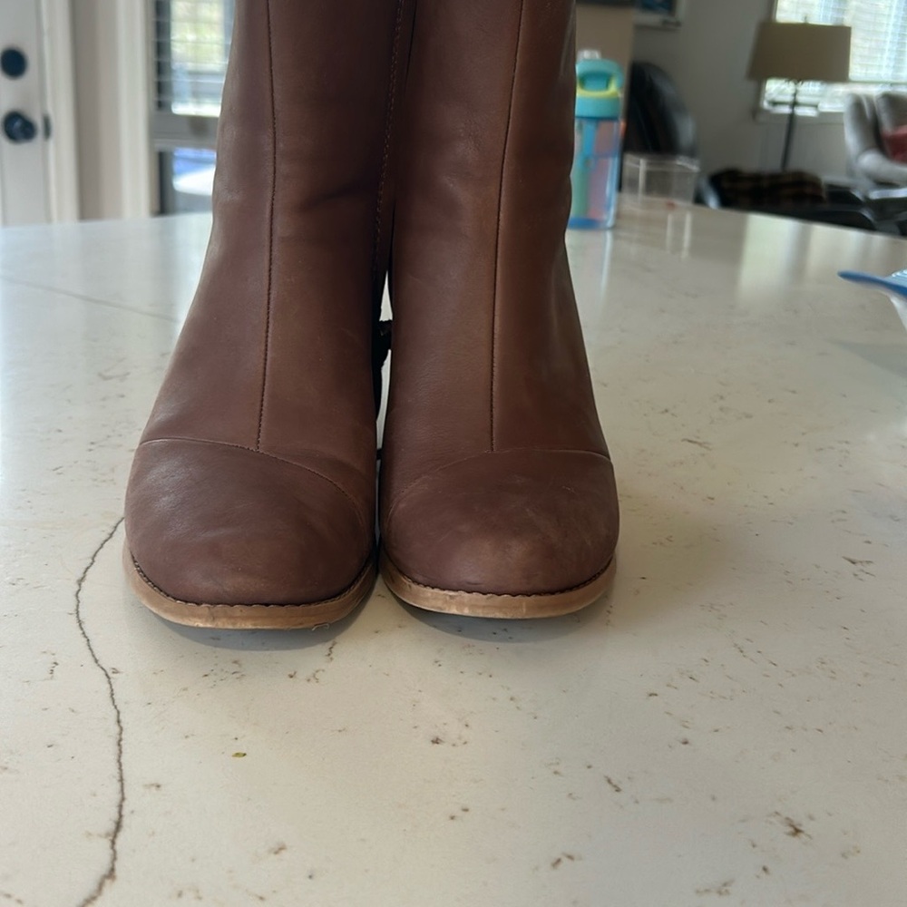 Brown Leather Women's Boots